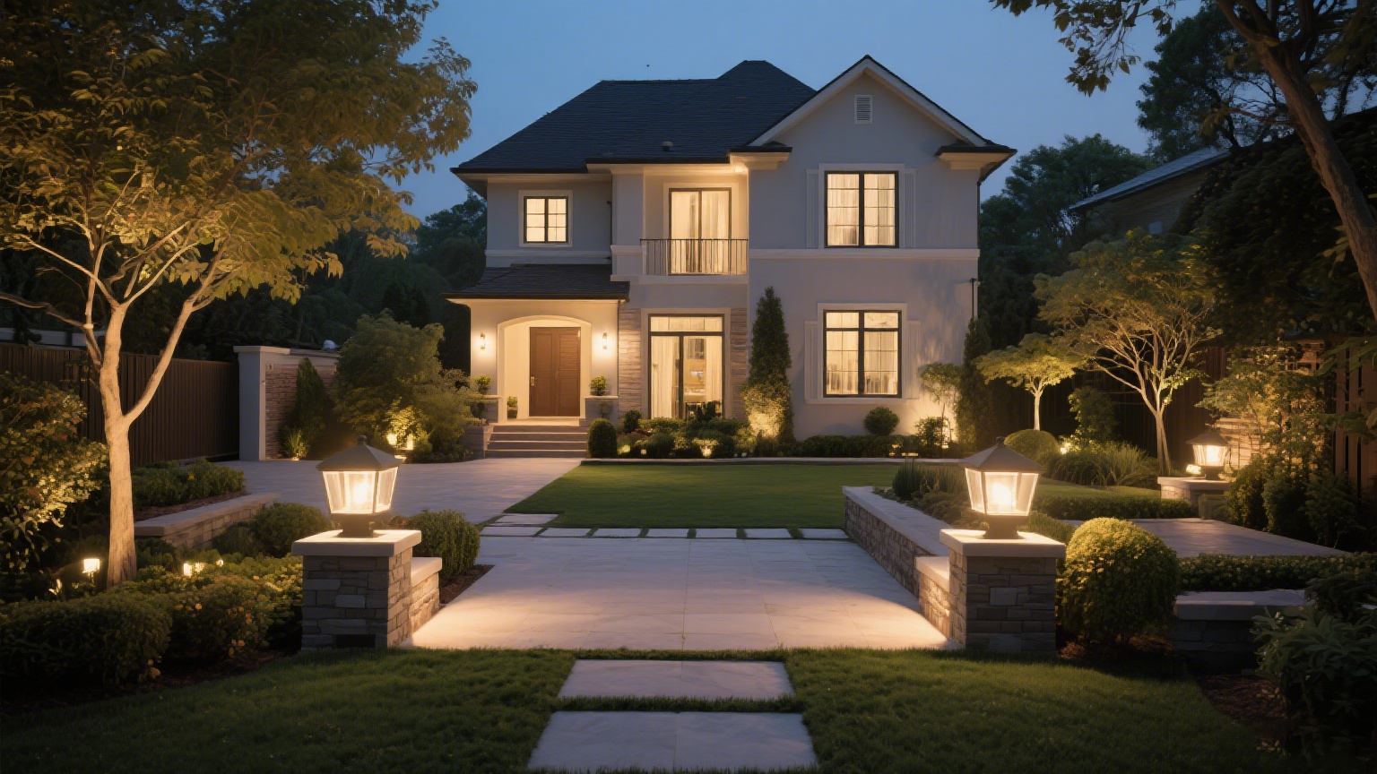 别墅庭院照明方案推荐