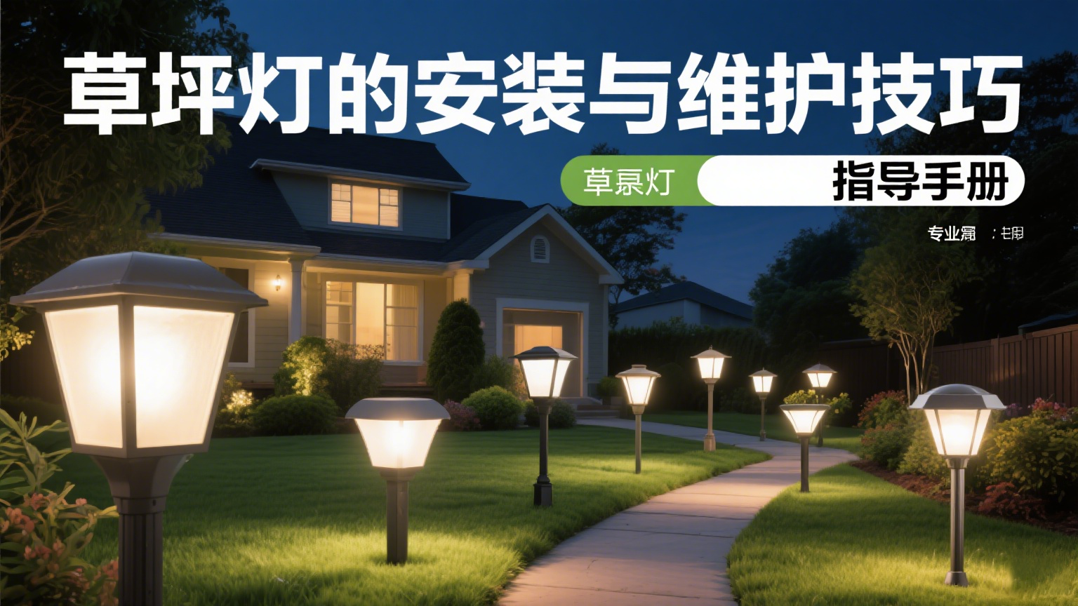 草坪灯的安装与维护技巧 封面图